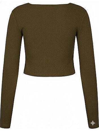 Guess - T-shirt court manches longues