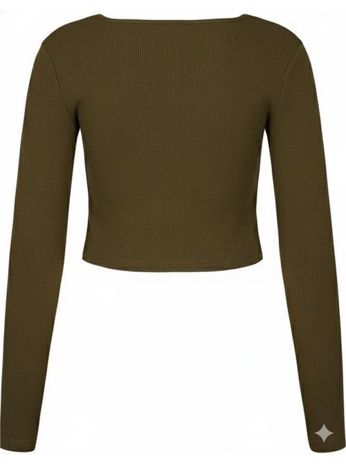 Guess - T-shirt court manches longues - Kiabi