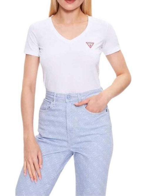 Guess - T-shirt motif/style logo - Kiabi Guess - T-shirt motif/style logo - Kiabi