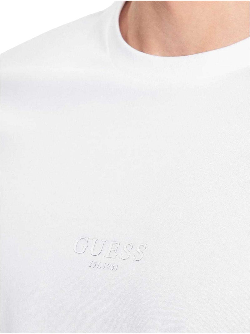 Guess - T-shirt motif/style logo Blanc - Kiabi