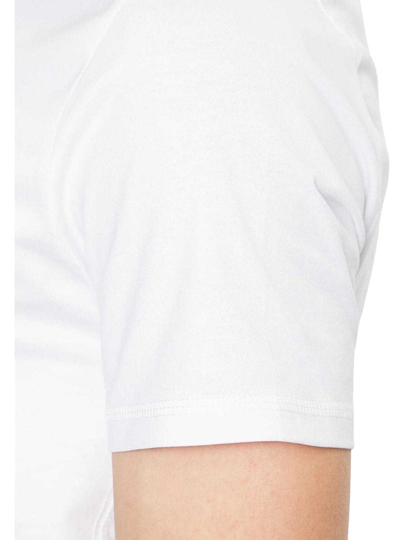 Guess - T-shirt motif/style logo Blanc - Kiabi