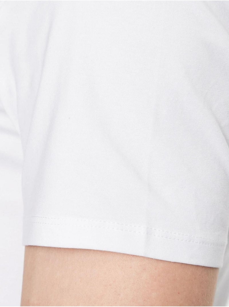 Guess - T-shirt motif/style logo Blanc - Kiabi