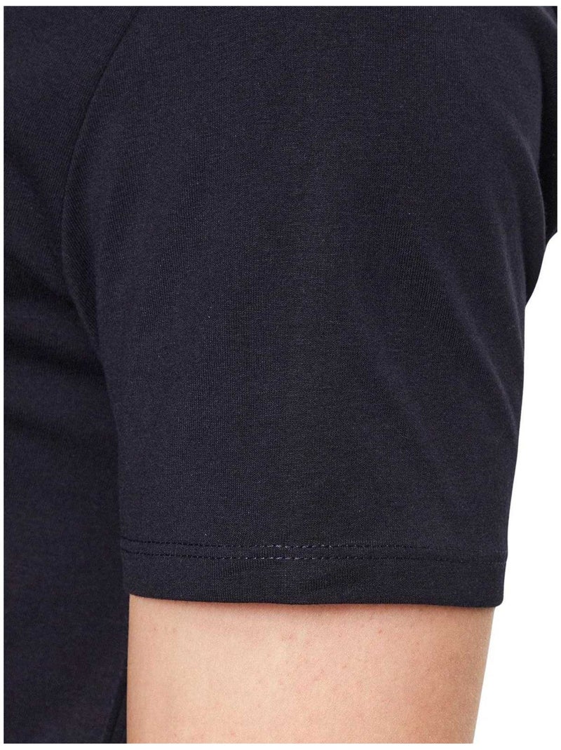 Guess - T-shirt motif/style logo Bleu marine - Kiabi