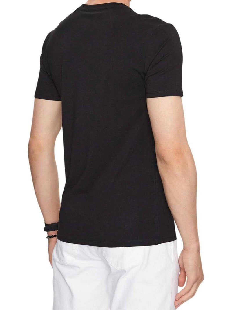 Guess - T-shirt motif/style logo Noir - Kiabi