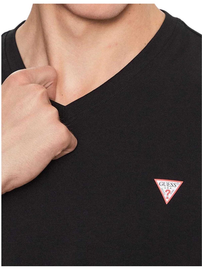 Guess - T-shirt motif/style logo Noir - Kiabi