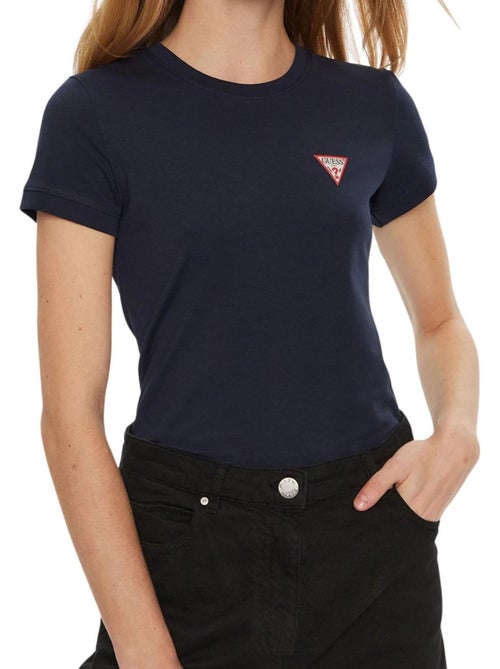 Guess - T-shirt motif/style logo sur poitrine - Kiabi