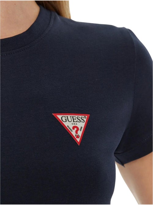 Guess - T-shirt motif/style logo sur poitrine - Kiabi