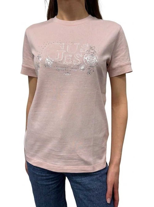 Guess - T-shirt motif/style Strass - Kiabi Guess - T-shirt motif/style Strass - Kiabi