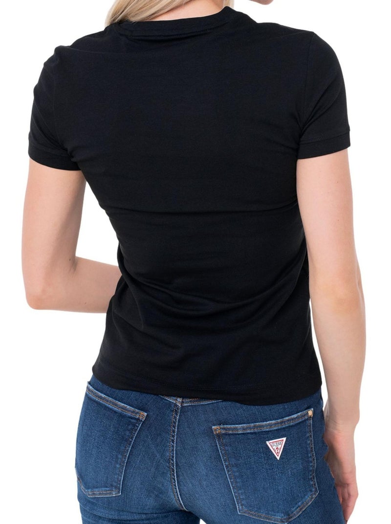 Guess - T-shirt Noir - Kiabi