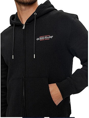 Guess - Veste à capuche motif/style logo JEANS DARING OCEAN