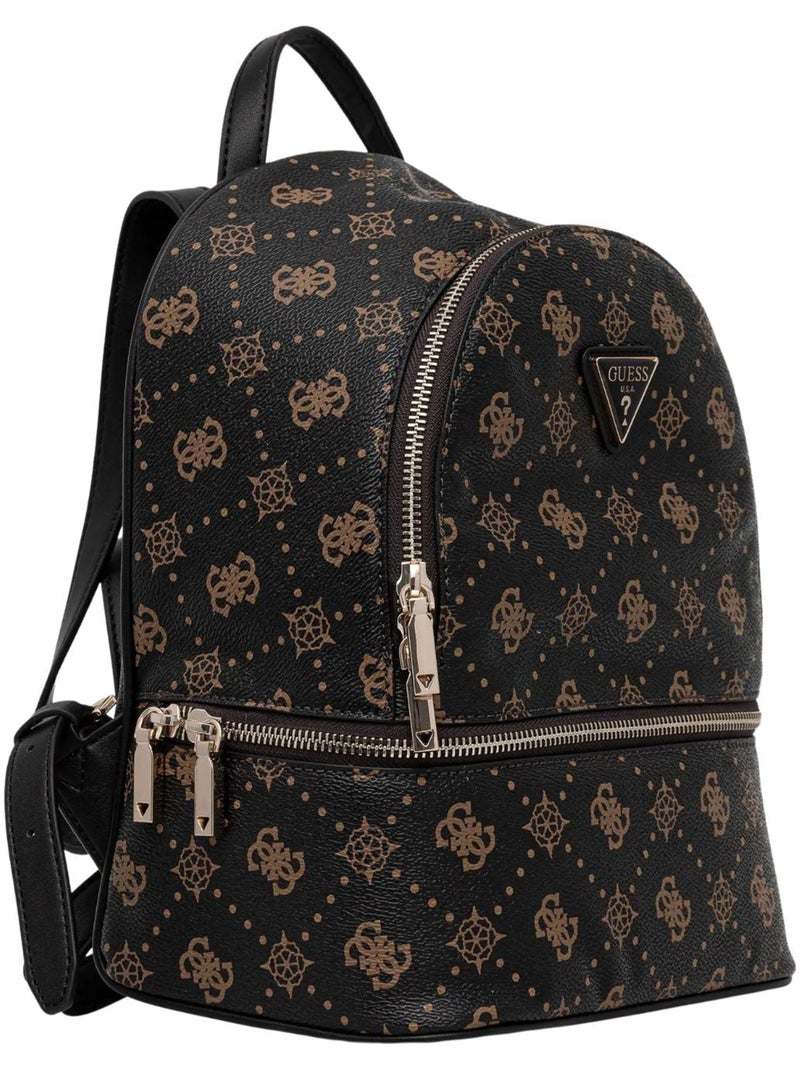 Guess Sac à dos Silia Duffel Espresso Logo Marron - Kiabi