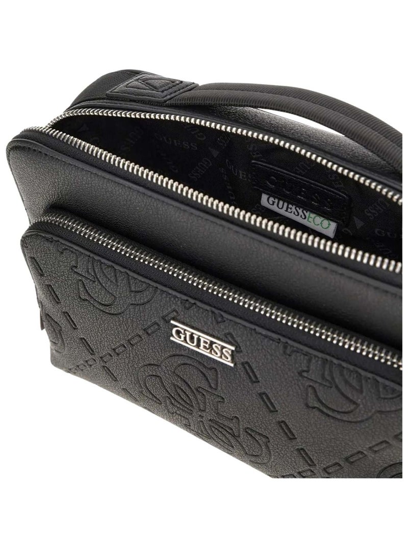 Guess Sac Bandoulière Boston Crossover Black BOMGP5439 Noir - Kiabi