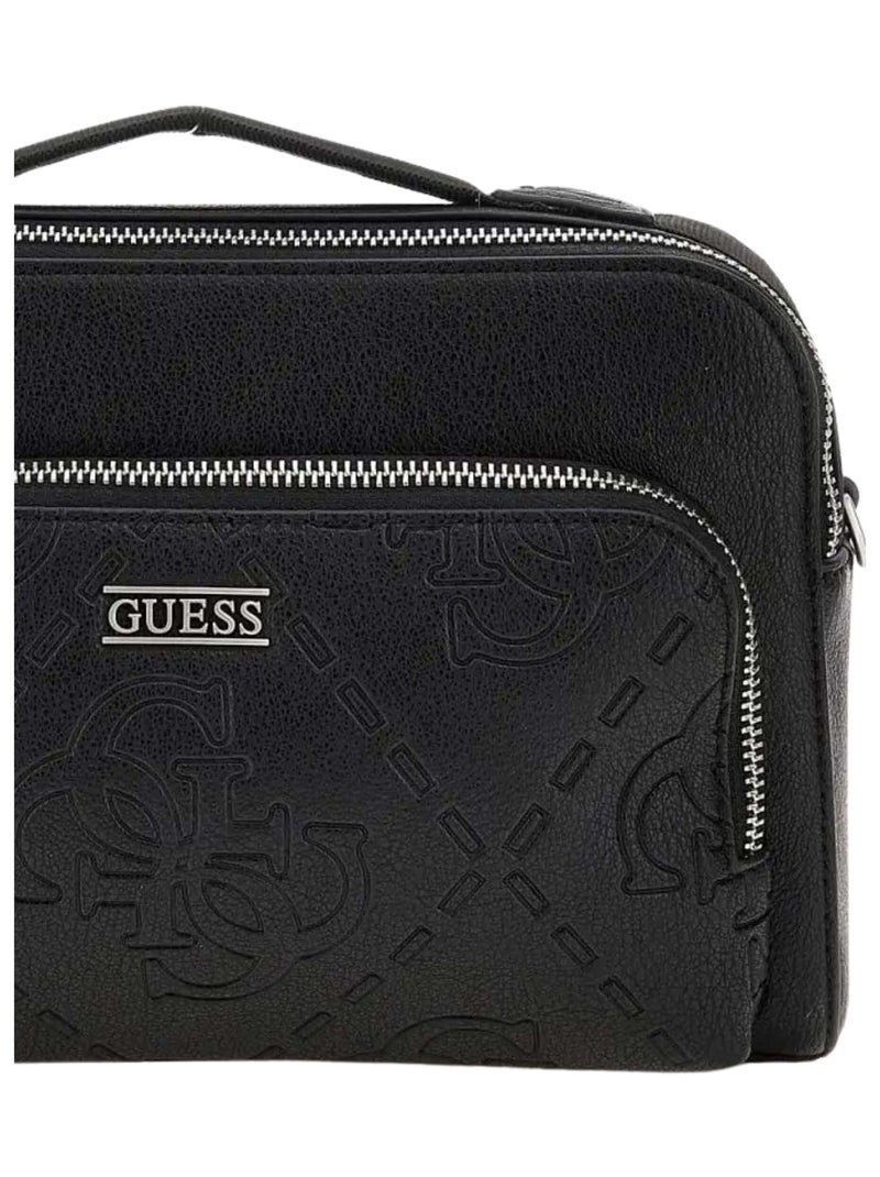 Guess Sac Bandoulière Boston Crossover Black BOMGP5439 Noir - Kiabi
