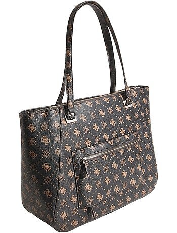 Guess Sac Voyage Calebra Tote Espresso Logo