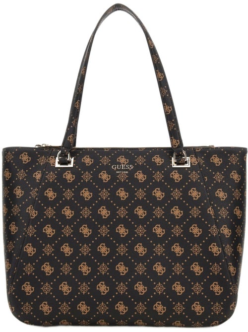 Guess Sac Voyage Calebra Tote Espresso Logo - Kiabi