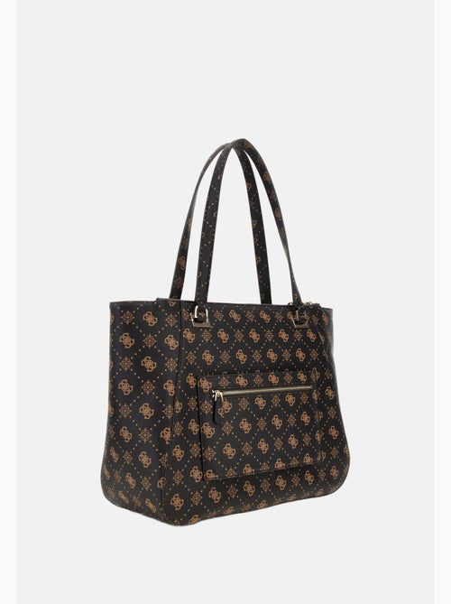 Guess Sac Voyage Calebra Tote Espresso Logo - Kiabi