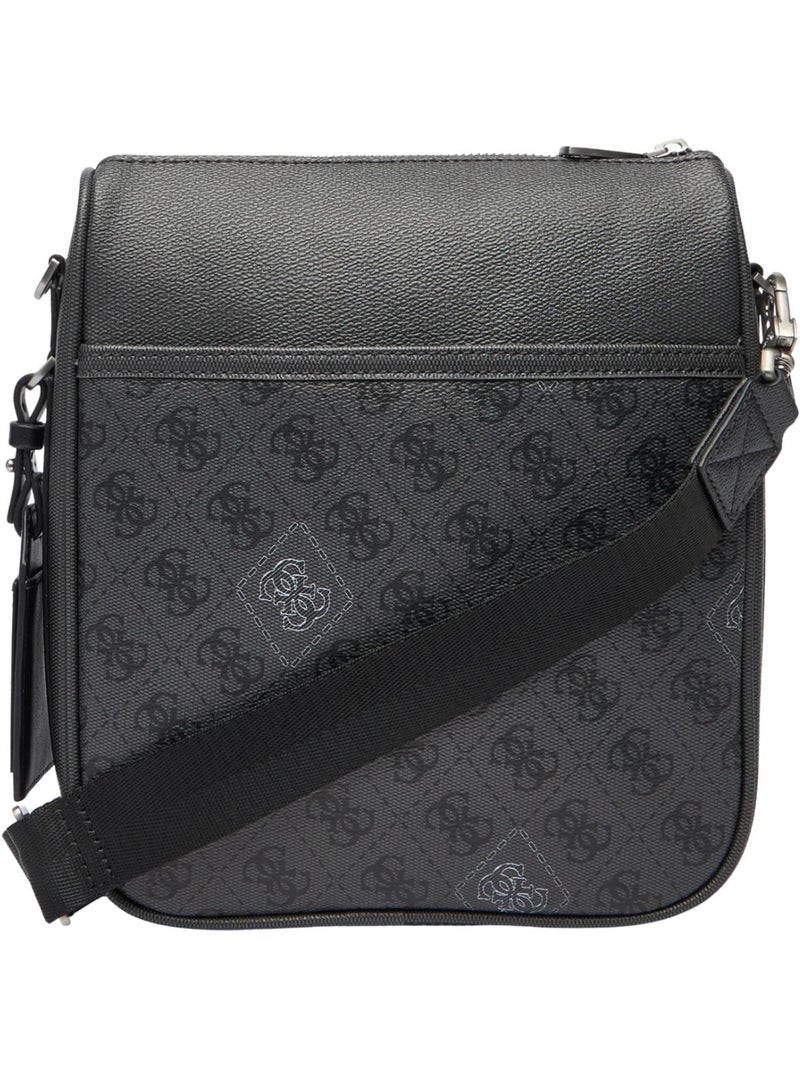 Guess Sacoche bandoulière Milano avec logo 4G Black\White Noir - Kiabi