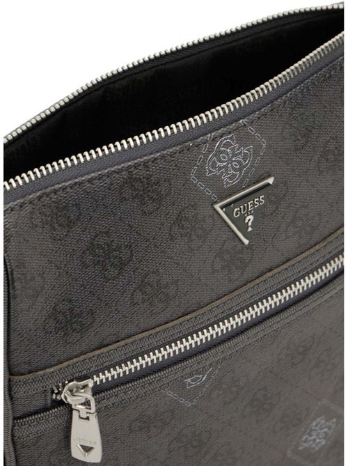 Guess Sacoche bandoulière Milano avec logo 4G Black\White - Kiabi