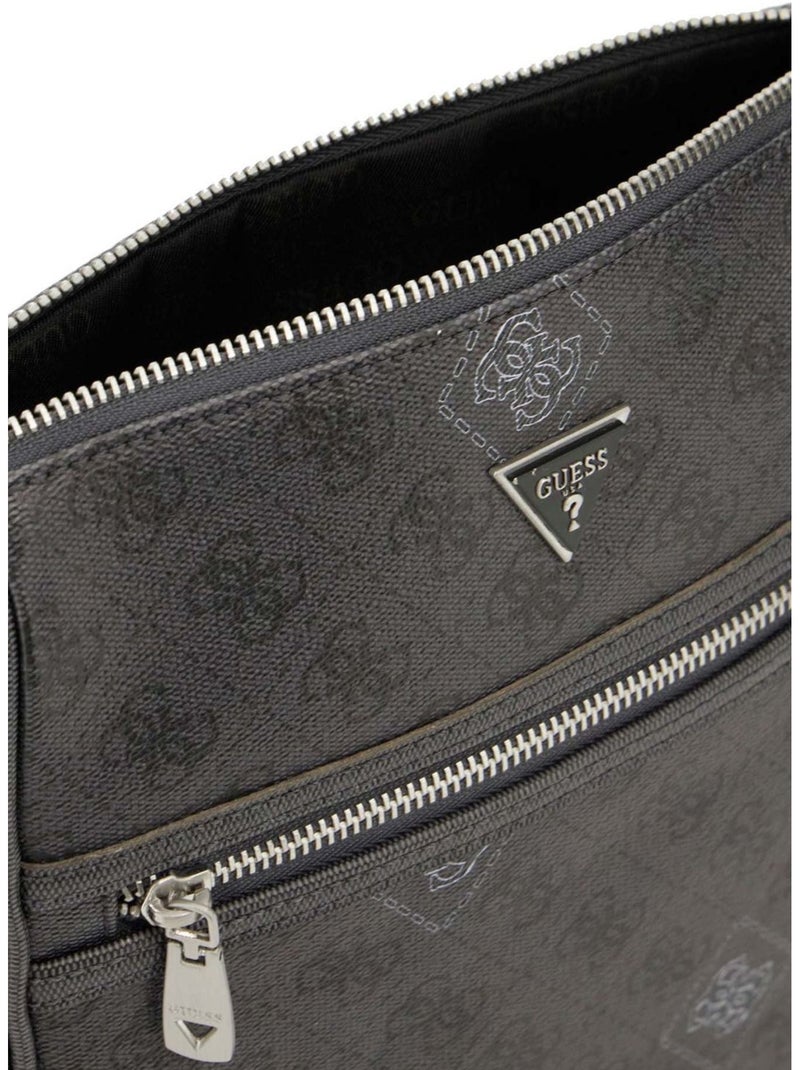 Guess Sacoche bandoulière Milano avec logo 4G Black\White Noir - Kiabi