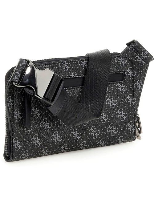 Guess Sacoche Milano Compact Backp Dark Black - Kiabi