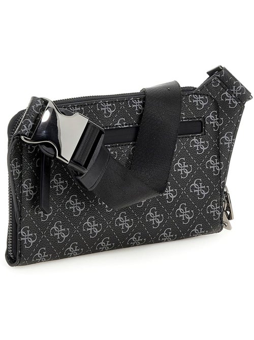 Guess Sacoche Milano Compact Backp Dark Black - Kiabi