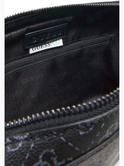 Guess Sacoche Milano Compact Black/Orange - Kiabi