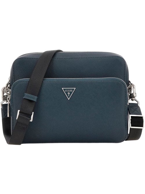 Guess Sacoche Milano Compact Blue/ - Kiabi