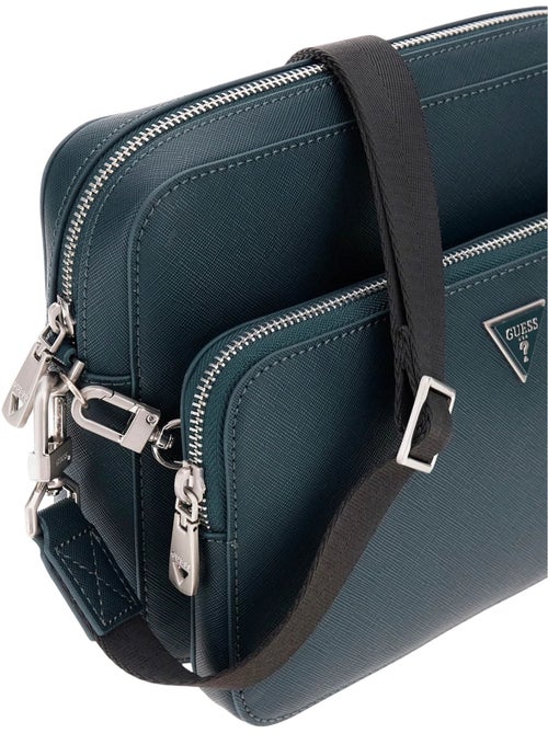 Guess Sacoche Milano Compact Blue/ - Kiabi