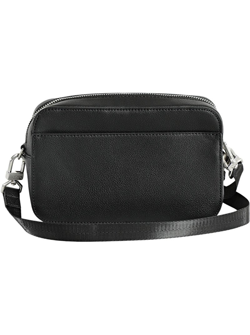 Guess Sacoche Milano Small Necessa Black Noir - Kiabi