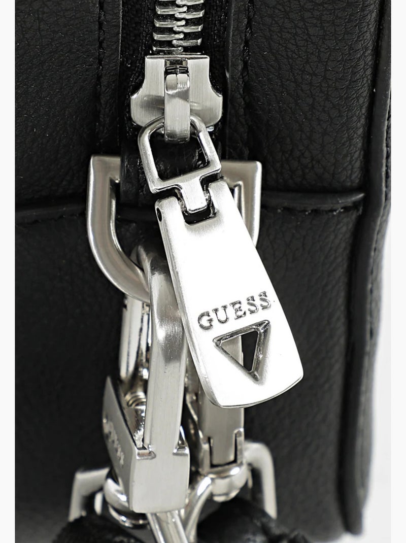 Guess Sacoche Milano Small Necessa Black Noir - Kiabi