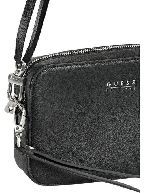 Guess Sacoche Milano Small Necessa Black - Kiabi