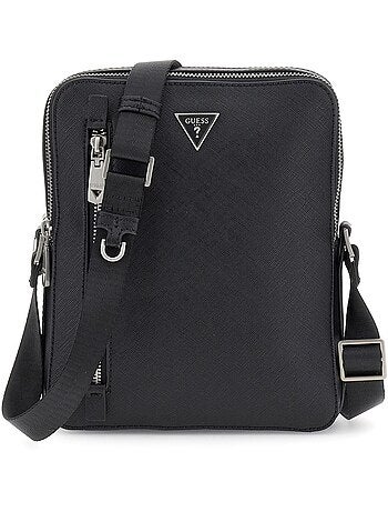 Guess Sacoche Torino Top Zip Cross Black