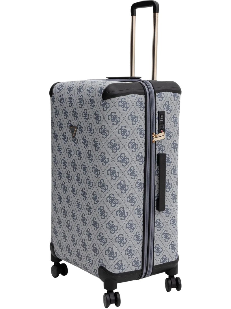Guess Valise Berta Toiletry Train Slate Logo Bleu - Kiabi