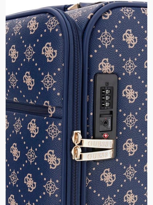 Guess Valise Silia Navy Logo Trolley - Kiabi