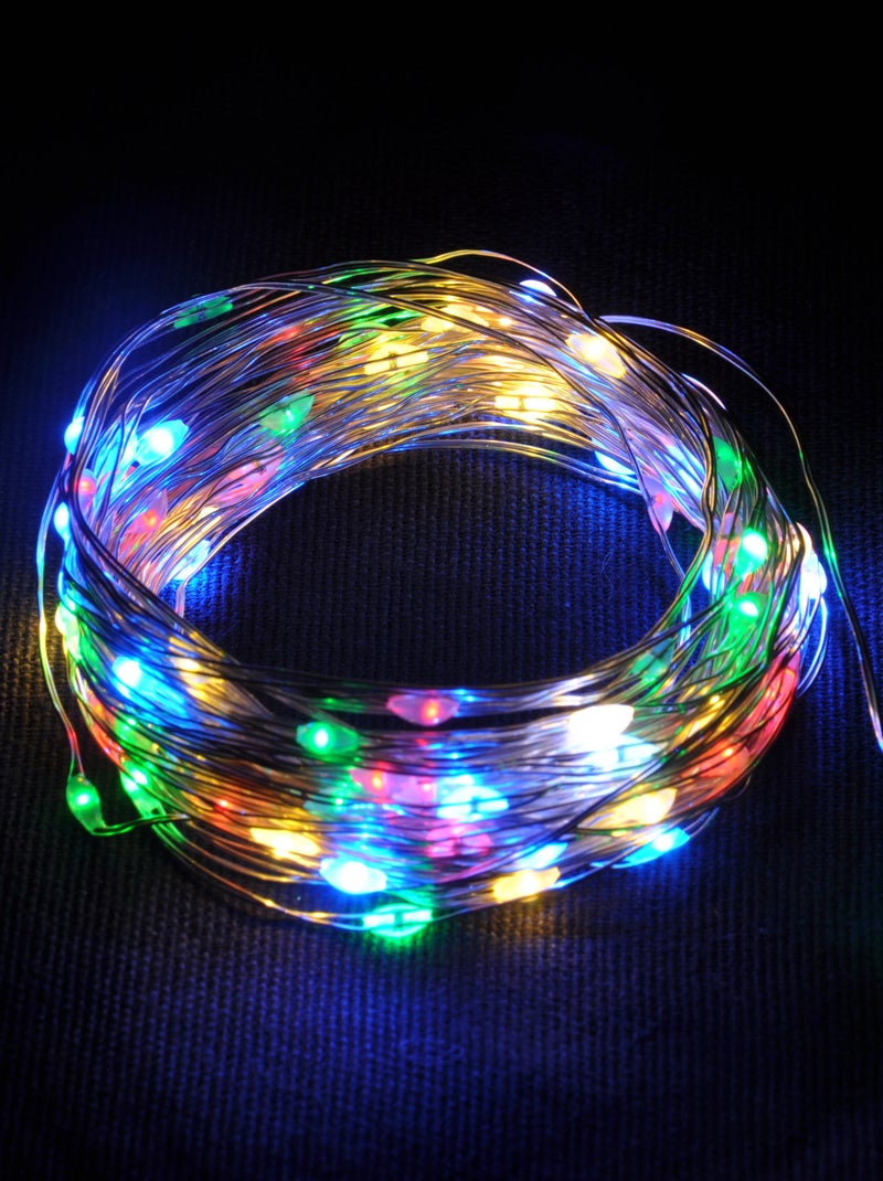 Guirlande 200 LED Multicolore 10 m Multicolore - Kiabi