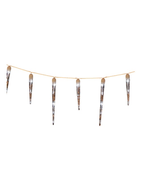 Guirlande 32 Stalactites 48 LED Blanches - Kiabi