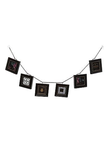 Guirlande 6 photos Flower noir