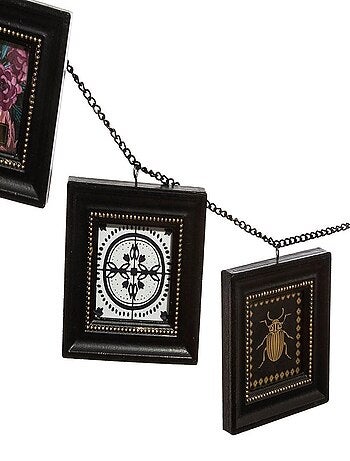 Guirlande 6 photos Flower noir