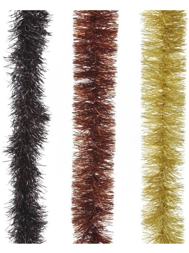 Guirlande 6 plis metallise chocolat Multicolore - Kiabi