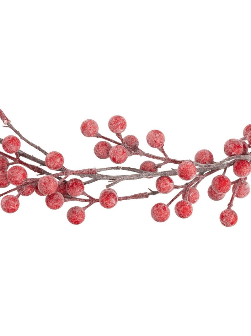 Guirlande baies rouges 1,9 m Rouge - Kiabi