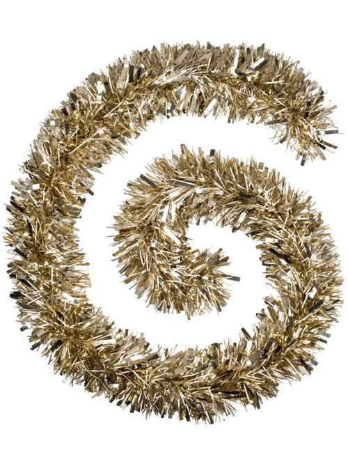 Guirlande boa brins fins 15 cm x 2m 8 plis or - Kiabi