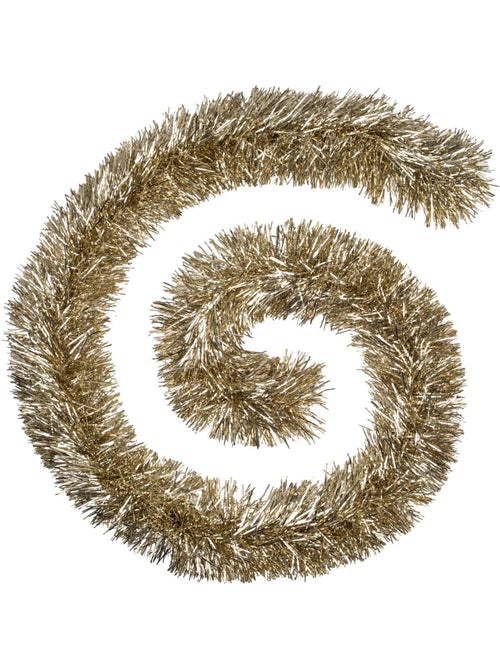 Guirlande boa brins fins 15 cm x 2m 8 plis or - Kiabi