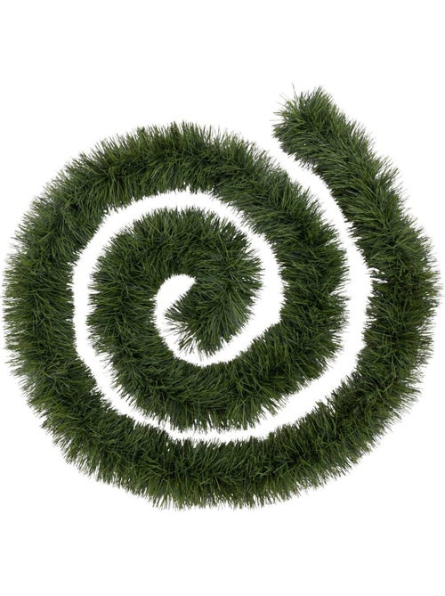 Guirlande boa longue 20 cm x 5m 6 plis vert - Kiabi