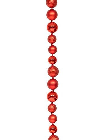 Guirlande boules de noël 2m doré