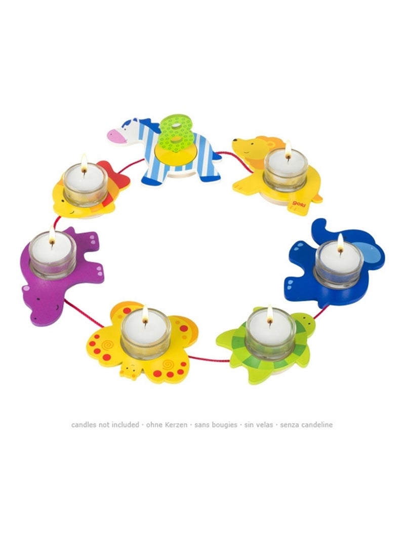 Guirlande d'anniversaire d'animaux Multicolore - Kiabi