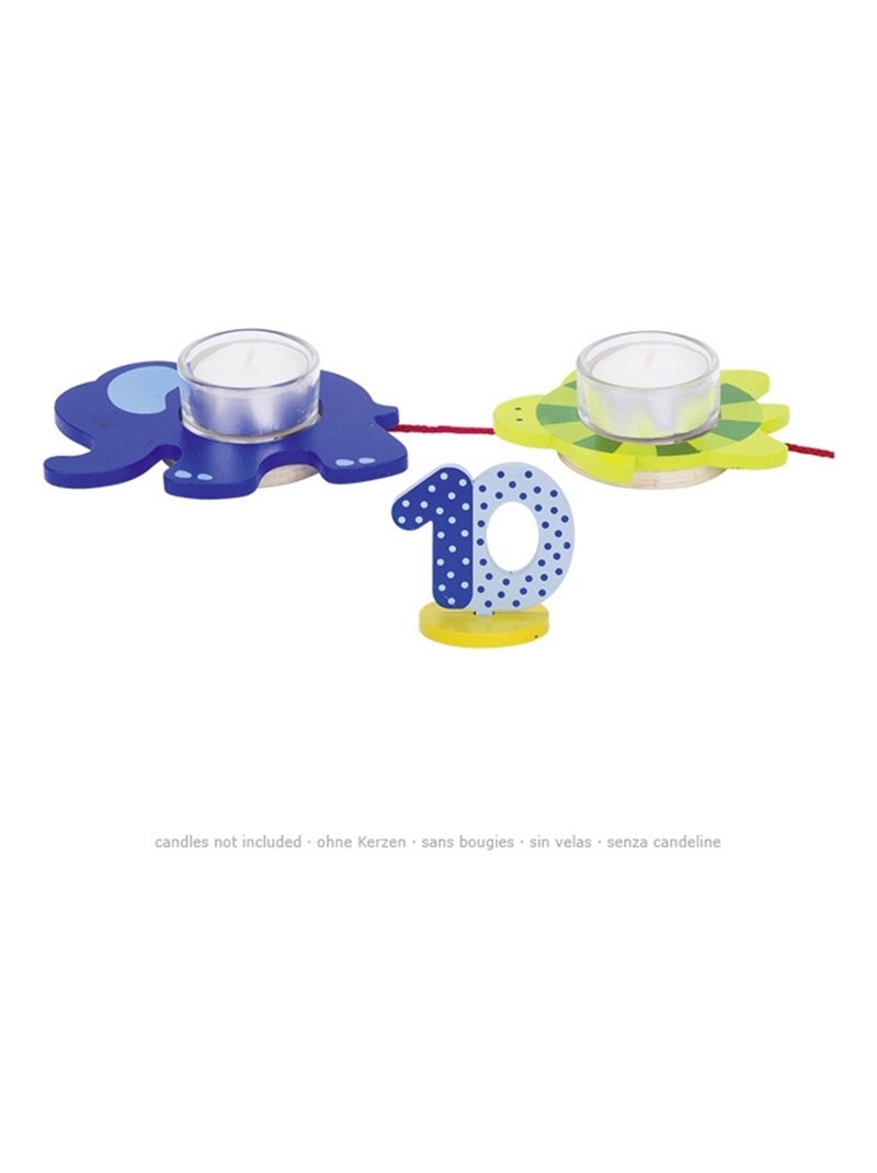 Guirlande d'anniversaire d'animaux Multicolore - Kiabi