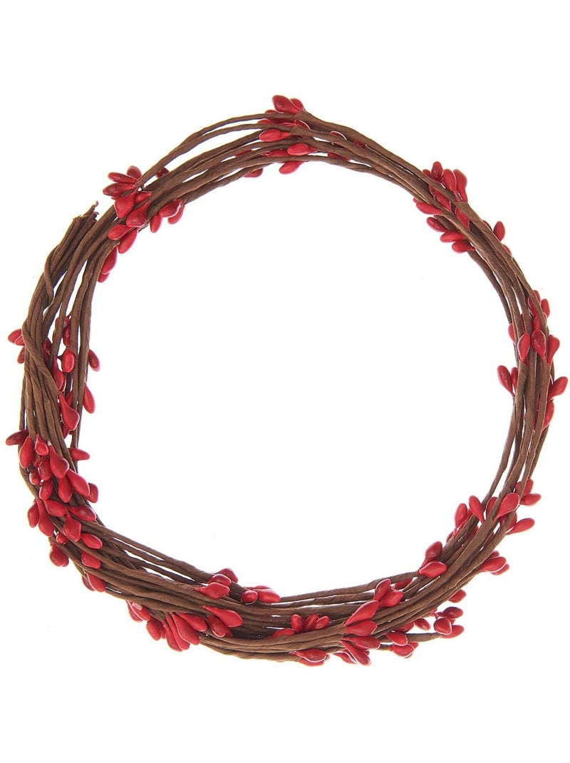 Guirlande de baies rouges 65 cm - Rico Design Rouge - Kiabi