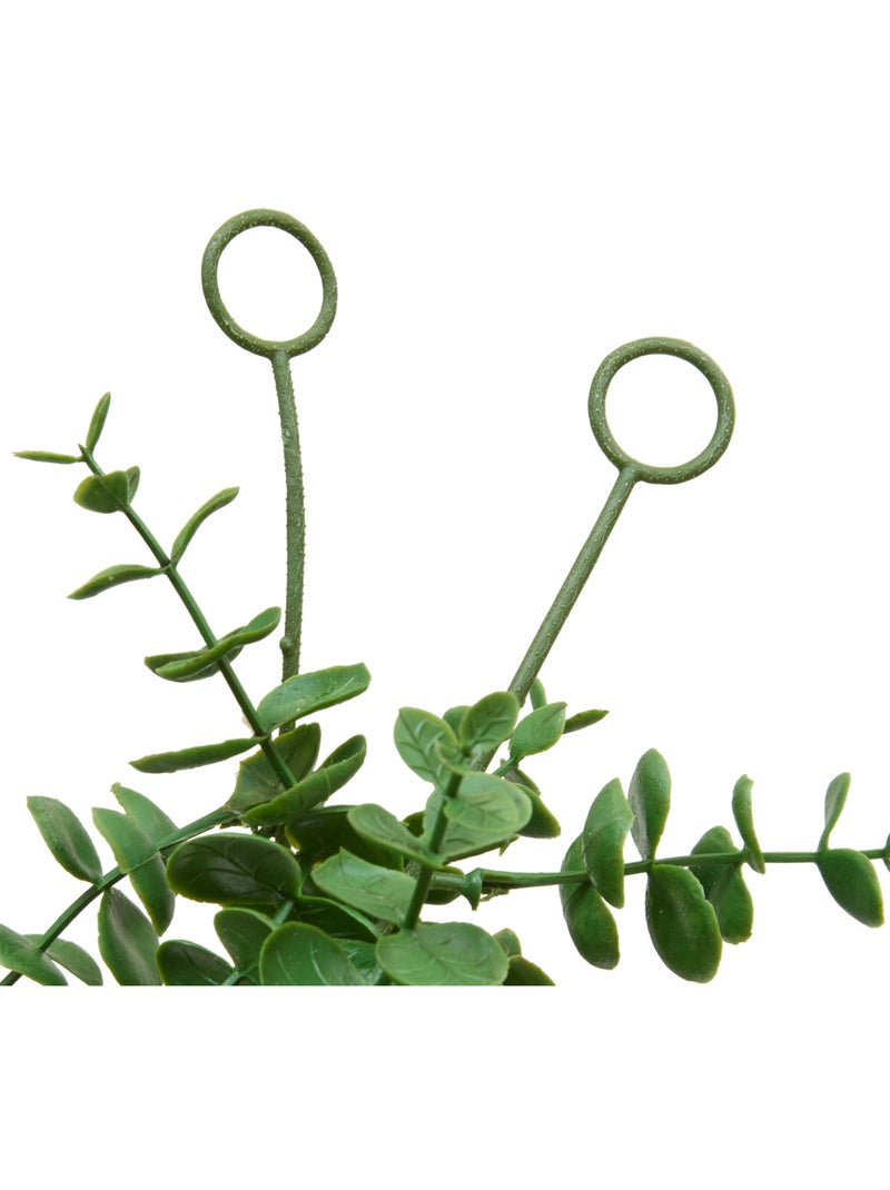 Guirlande de feuilles d'eucalyptus artificielles avec crochets muraux walker Vert - Kiabi