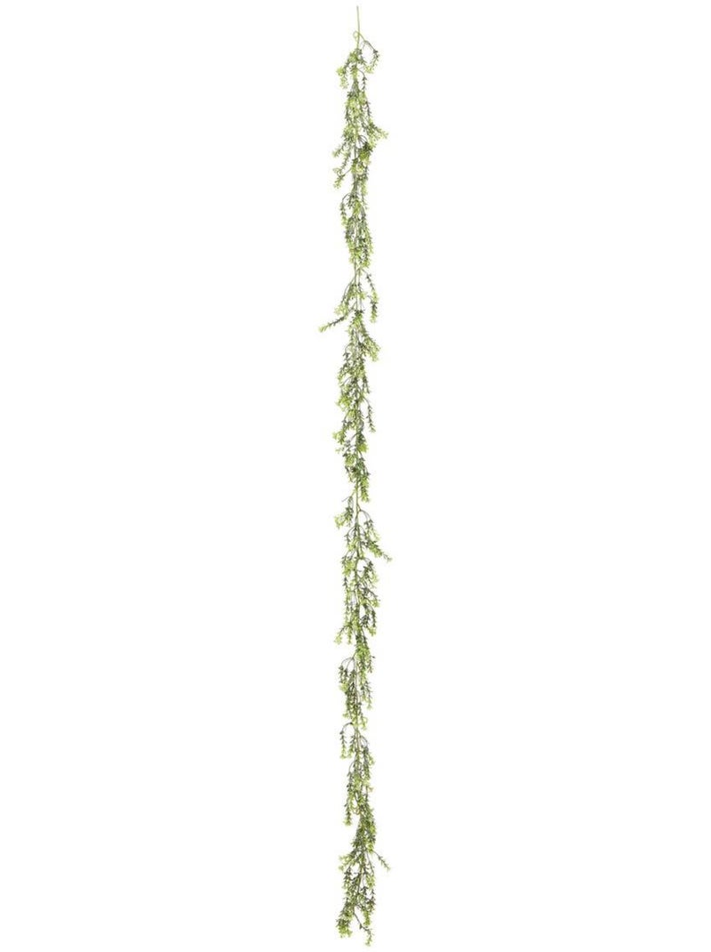 Guirlande de fleurs artificielles à suspendre l 180 cm myri Blanc - Kiabi