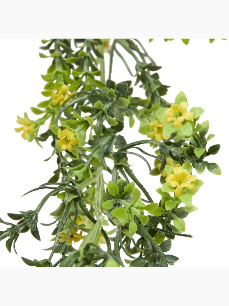 Guirlande de fleurs artificielles à suspendre l 180 cm myri Blanc - Kiabi